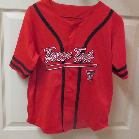 Texas Tech Starter Baseball jersey youth size 12 14 - Picture 1 of 5